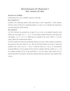 Electrodynamics (I): Homework 3 Due: October 23, 2014