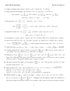 Math 308 Section-Zhou, Review for Exam 2 1. 2.
