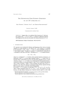 The Microstates Free Entropy Dimension of any DT–operator is 2