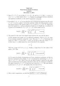 Math 221 Final Exam Sample Problems Answers December 4, 2015