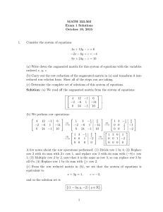 MATH 323.503 Exam 1 Solutions October 19, 2015 1.