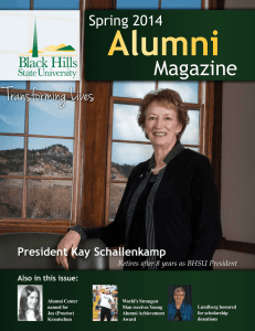Alumni Magazine Transforming Lives Spring 2014