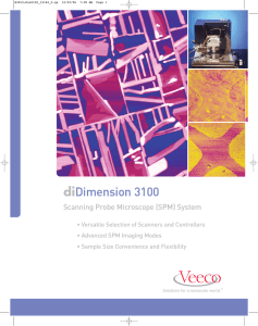 di Dimension 3100 Scanning Probe Microscope (SPM) System