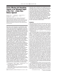 Factors Affecting Acid Neutralizing