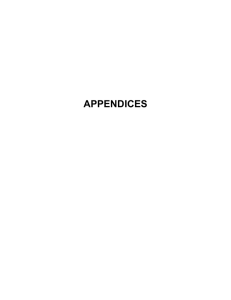 APPENDICES