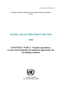 TRADE AND ENVIRONMENT REVIEW 2006