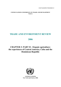 TRADE AND ENVIRONMENT REVIEW 2006