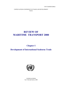 REVIEW OF MARITIME  TRANSPORT 2000  Chapter I