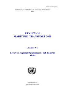 REVIEW OF MARITIME  TRANSPORT 2000  Chapter VII