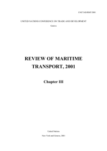 REVIEW OF MARITIME TRANSPORT, 2001  Chapter III