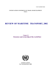 REVIEW OF MARITIME TRANSPORT, 2002