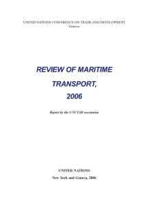 REVIEW OF MARITIME TRANSPORT, 2006 UNITED NATIONS