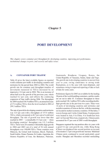 PORT DEVELOPMENT Chapter 5