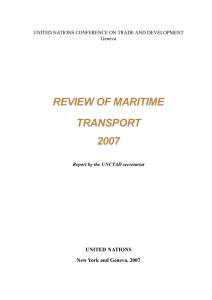 REVIEW OF MARITIME TRANSPORT 2007 UNITED NATIONS