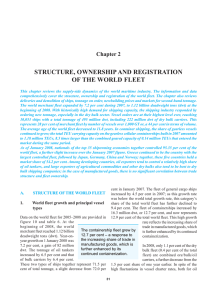 STRUCTURE, OWNERSHIP AND REGISTRATION OF THE WORLD FLEET Chapter 2