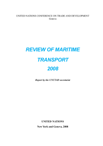 REVIEW OF MARITIME TRANSPORT 2008 UNITED NATIONS