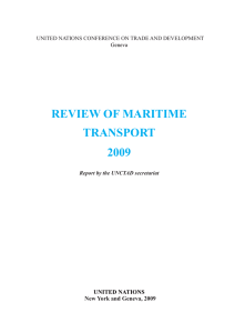 REVIEW OF MARITIME TRANSPORT 2009 UNITED NATIONS