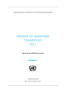 REVIEW OF MARITIME TRANSPORT 2011 Chapter 1