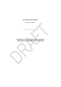 STATUTORY INSTRUMENTS. S.I. No. X of 2016 _________________________