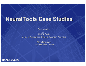 NeuralTools Case Studies