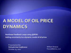 Nonlinear Feedback Loops using @RISK: Presented at the William Strauss