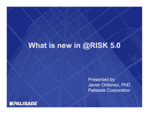 What is new in @RISK 5.0