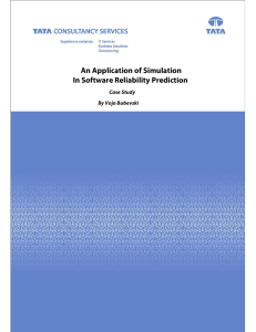 An Application of Simulation  Case Study By Vojo Bubevski