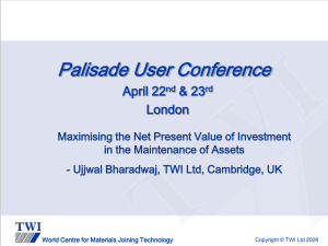 Palisade User Conference April 22 &amp; 23 London