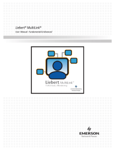 Liebert MultiLink User  Manual - Fundamental &amp; Advanced ®