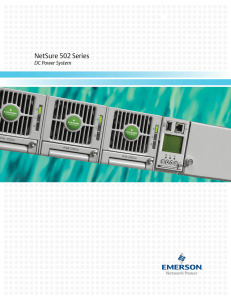 NetSure 502 Series DC Power System