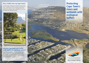 Protecting Cape Town’s Does a buffer have any legal status?