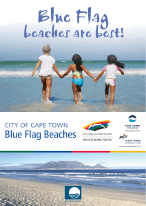 Blue Flag Beaches CITY OF CAPE TOWN