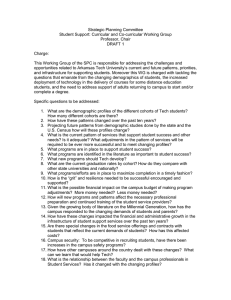 Strategic Planning Committee Student Support: Curricular and Co-curricular Working Group Professor, Chair