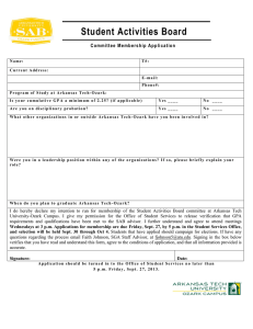 Student Activities Board  Committee Me mbership Application