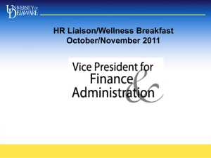 HR Liaison/Wellness Breakfast October/November 2011