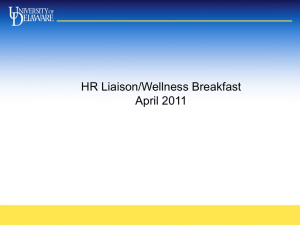 HR Liaison/Wellness Breakfast April 2011