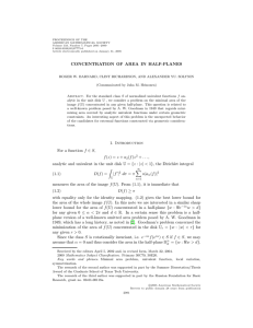 PROCEEDINGS OF THE AMERICAN MATHEMATICAL SOCIETY Volume 133, Number 7, Pages 2091–2099
