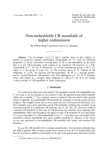 Non-embeddable CR-manifolds of higher codimension
