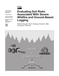 Evaluating Soil Risks Associated With Severe Wildfire and Ground-Based Logging