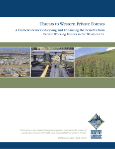 Threats to Western Private Forests