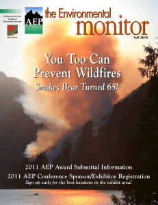 monitor You Too Can Prevent Wildfires the Environmental