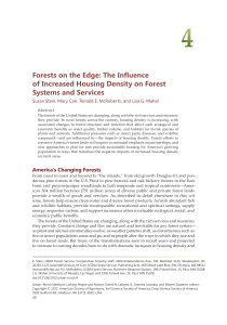 4 Forests on the Edge: The Influence Systems and Services