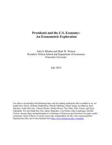 Presidents and the U.S. Economy: An Econometric Exploration