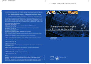 UNCTAD-ICTSD Project on IPRs and Sustainable Development