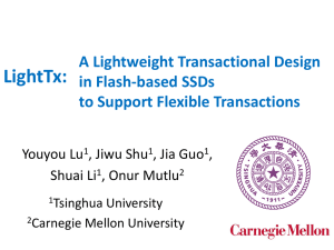 LightTx: A Lightweight Transactional Design in Flash-based SSDs to Support Flexible Transactions