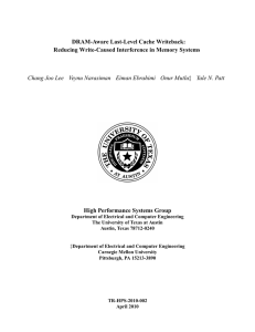 DRAM-Aware Last-Level Cache Writeback: Reducing Write-Caused Interference in Memory Systems