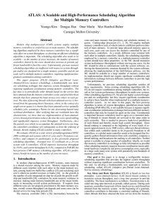 ATLAS: A Scalable and High-Performance Scheduling Algorithm for Multiple Memory Controllers