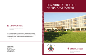 Community HealtH needs assessment Community Heal tH