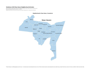 DataHaven 2014 New Haven Neighborhood Estimates