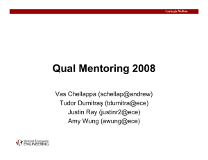 Qual Mentoring 2008
